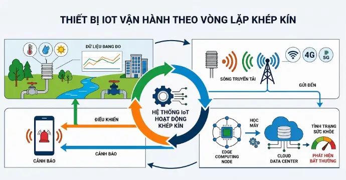 Nguyên lý hoạt động của thiết bị IoT