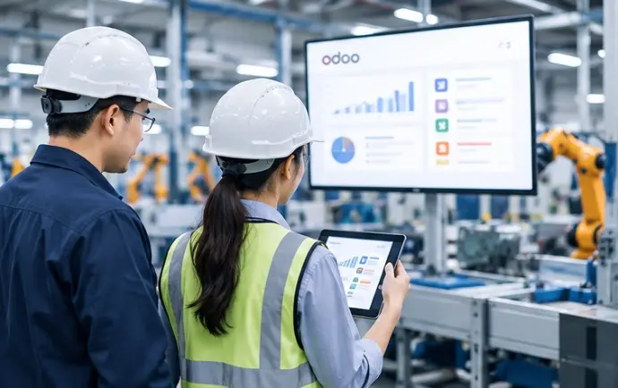 odoo nhà máy sản xuất