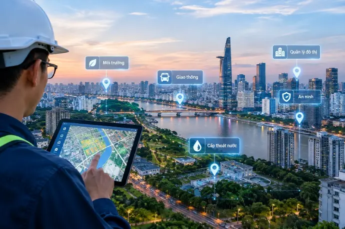Vai trò của GIS trong thành phố thông minh
