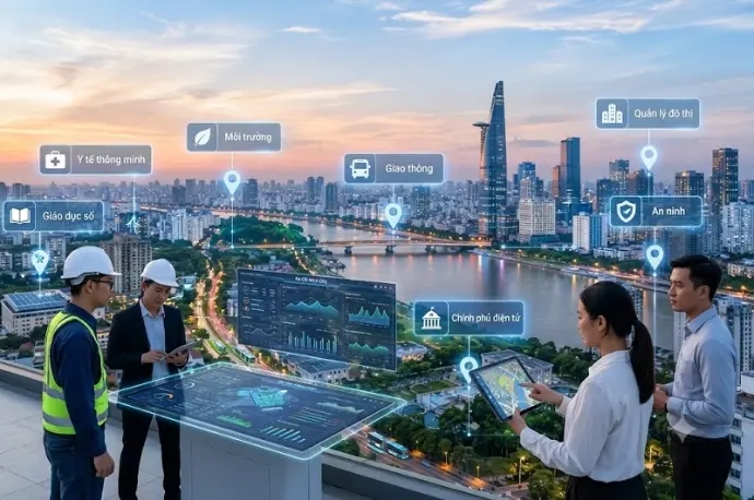Những lĩnh vực ứng dụng Smart City